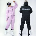 Men Women One-piece Ski Suits Thick Sports Clothing - Image 6