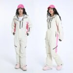 Women One Pieces Ski Suits Waterproof Ski Jumpsuit - Image 9