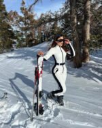 Women's Sexy One Piece Ski Suits Sli Fit Snow Jumpsuits - Image 2