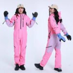 Women One Pieces Ski Suits Waterproof Ski Jumpsuit - Image 5