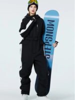 Women One Piece Ski Suits Windproof 2025 Snowboarding Jumpsuit - Image 2