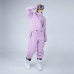 Men Women One-piece Ski Suits Thick Sports Clothing - Image 5