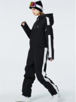 Women One Piece Ski Suits Windproof 2025 Snowboarding Jumpsuit - Image 4