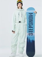 Women One Piece Ski Suits Windproof 2025 Snowboarding Jumpsuit - Image 7