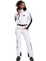 Fur Collar One-piece Ski Snow Jumpsuit Hooded Ski Outwear - Image 3