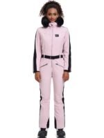 Fur Collar One-piece Ski Snow Jumpsuit Hooded Ski Outwear - Image 7