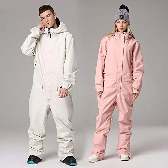 HOTIAN-Women-s-One-Piece-Couple-Winter-Outdoor-Waterproof-Snowsuits-HOTIAN-1678937881.jpg One Piece Couple Snowsuits Onesie Ski Jumpsuits - Image 1