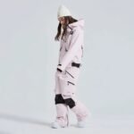 Women Outdoor Hooded Ski Suits Winter One Piece Snowsuits Jumpsuits - Image 15