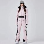 Hotian Women High Neck Hooded One Piece Ski Suits - Image 16