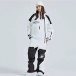 Outdoor Hooded Ski Jumpsuits Coveralls One Piece Ski Suits - Image 2