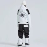 Outdoor Hooded Ski Jumpsuits Coveralls One Piece Ski Suits - Image 3
