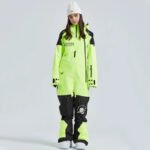 Outdoor Hooded Ski Jumpsuits Coveralls One Piece Ski Suits - Image 5