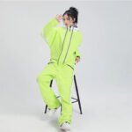 Retro One-piece Ski Jumpsuits for Women Loose Fit Snowsuits - Image 6