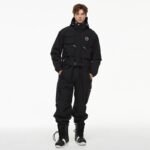 Loose Fit One-piece Snowsuits Adjustable Belt Ski Jumpsuits - Image 10