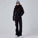Luxury Fur Collar Thicken Snow Jumpsuits Female Sonw Suits - Image 5