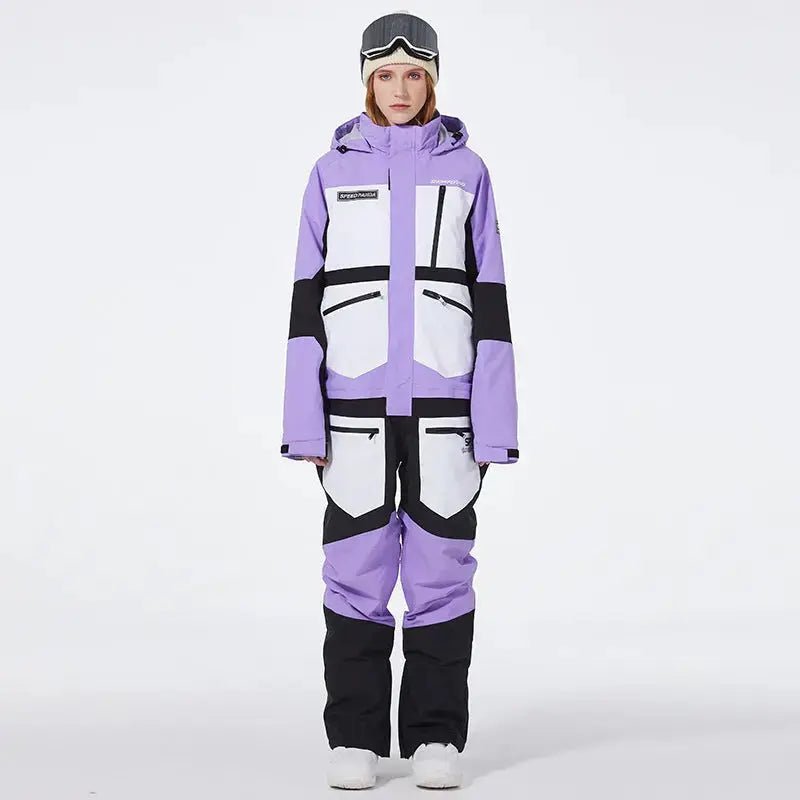 One-piece-Ski-Suit-for-Men-_-Women-Patchwork-Snowwear-HOTIANSNOW-51703058.jpg One-piece Ski Suit for Men & Women Patchwork Snowwear - Image 1