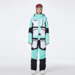 One-piece Ski Suit for Men & Women Patchwork Snowwear - Image 7