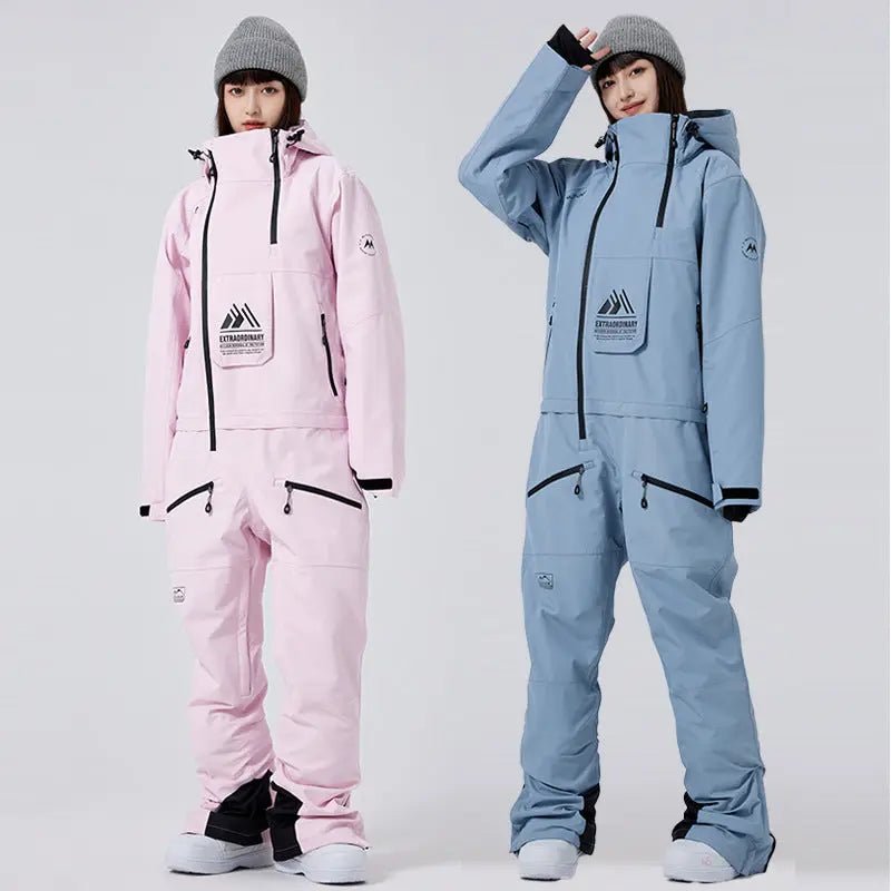 Stand-Collar-Ski-Rompers-for-Women-One-piece-Skiwear-HOTIANSNOW-51249210.jpg Stand Collar Ski Rompers for Women One-piece Skiwear - Image 1
