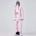 Stand Collar Ski Rompers for Women One-piece Skiwear - Image 2