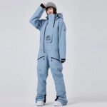 Stand Collar Ski Rompers for Women One-piece Skiwear - Image 5