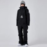 Stand Collar Ski Rompers for Women One-piece Skiwear - Image 6