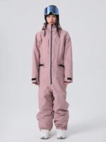 Women Chic One Piece Ski Suits Full Body Snow Jumpsuits - Image 3