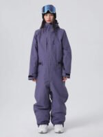 Women Chic One Piece Ski Suits Full Body Snow Jumpsuits - Image 6