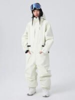 Women Chic One Piece Ski Suits Full Body Snow Jumpsuits - Image 10
