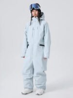 Women Chic One Piece Ski Suits Full Body Snow Jumpsuits - Image 14