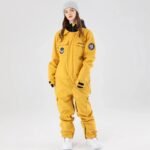 Women One Piece Ski Suits Hooded Cargo Ski Jumpsuits - Image 5