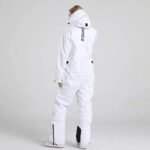 Women's White One Piece Snow Jumpsuits Ski Suits  - Image 5