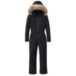 Women's One Piece Ski Suits Fur Collar Outdoor Jumpsuits - Image 3
