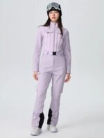 Women's One-piece Slim Ski Suits High elasticity Snow Jumpsuit - Image 2