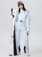 Women's One-piece Slim Ski Suits High elasticity Snow Jumpsuit - Image 7