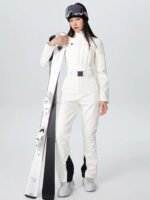 Women's One-piece Slim Ski Suits High elasticity Snow Jumpsuit - Image 10