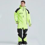 Outdoor Hooded Ski Jumpsuits Coveralls One Piece Ski Suits - Image 6