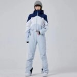 Women's Winter Snow Jumpsuit Hooded Snowwear